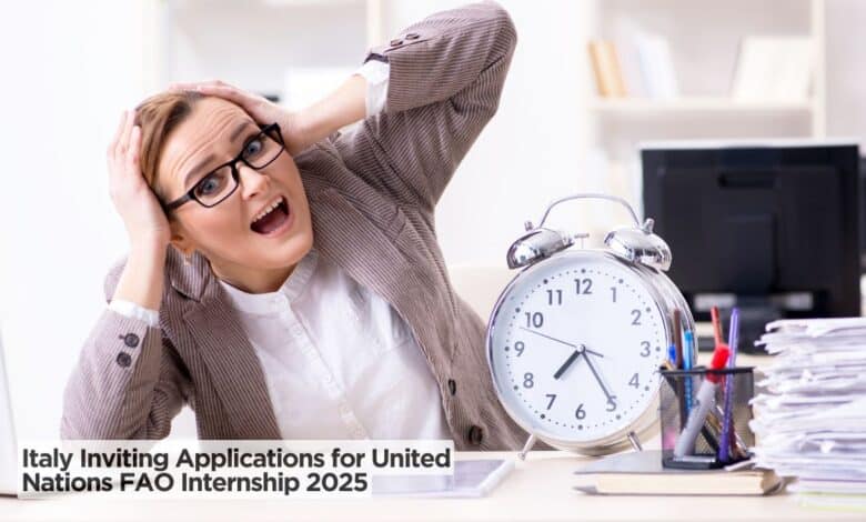 Italy Inviting Applications for United Nations FAO Internship 2025