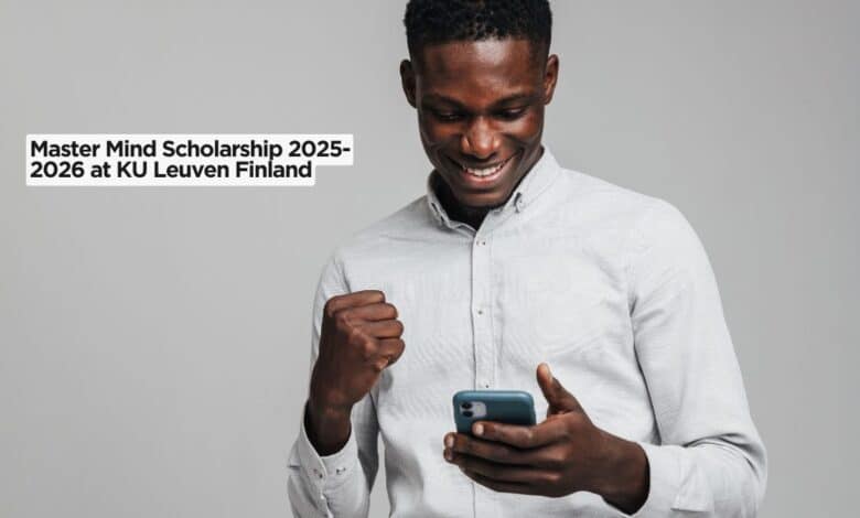 Master Mind Scholarship 2025-2026 at KU Leuven Finland