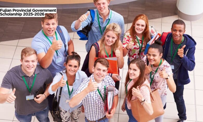 Fujian Provincial Government Scholarship 2025-2026