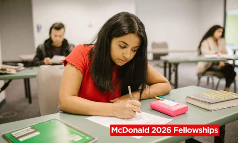 2026 McDonald Fellowships Open for Applications
