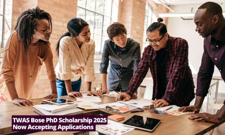 TWAS Bose PhD Scholarship 2025 Now Accepting Applications
