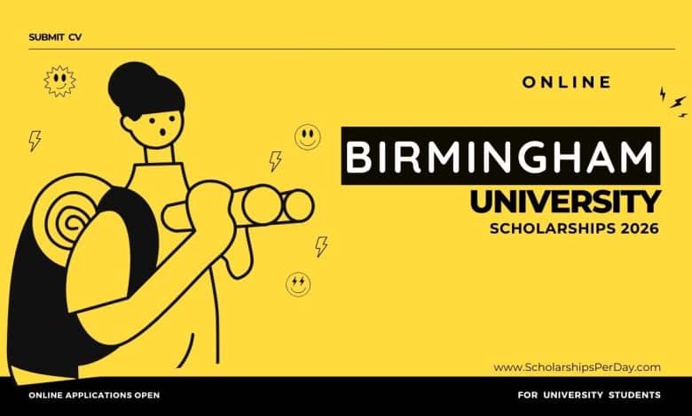 University of Birmingham Announces Masters Scholarship for 2026 Intake